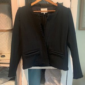 IRO wool blend Chanel-style short jacket, size 8 (EU 42) EUC, $85.